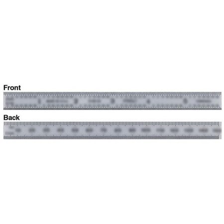 FOWLER Fowler 52-381-010-0 1.05 x 300 mm Flex Metric Series Steel Rule 52-381-010-0